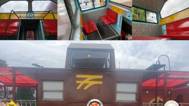 Trem de Guararema - Classe panorâmica - Cúpula superior Caboose com KIT LANCHE